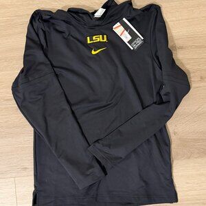 Mens LSU Nike Dri-Fit Hoodie